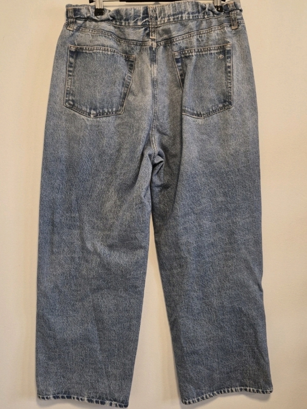 Rag & Bone Miramar Cotton Terry Sweatpant Jeans Scarlet Women's Size Large - Picture 10 of 16